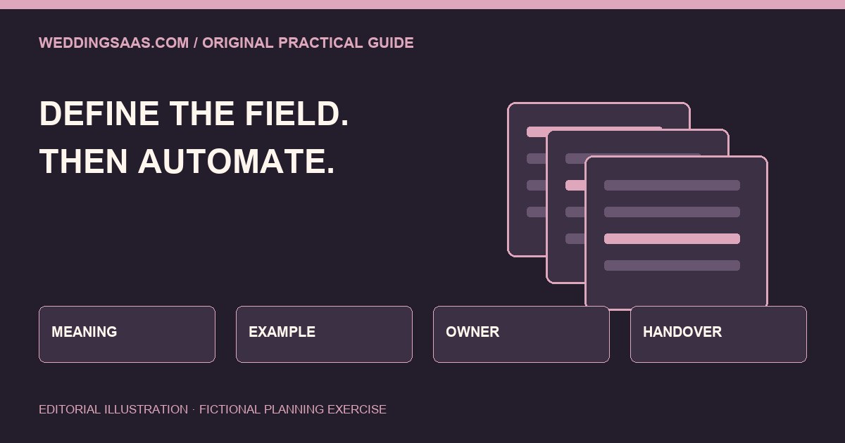Original WeddingSaaS explanatory diagram for field definitions and enquiry handover